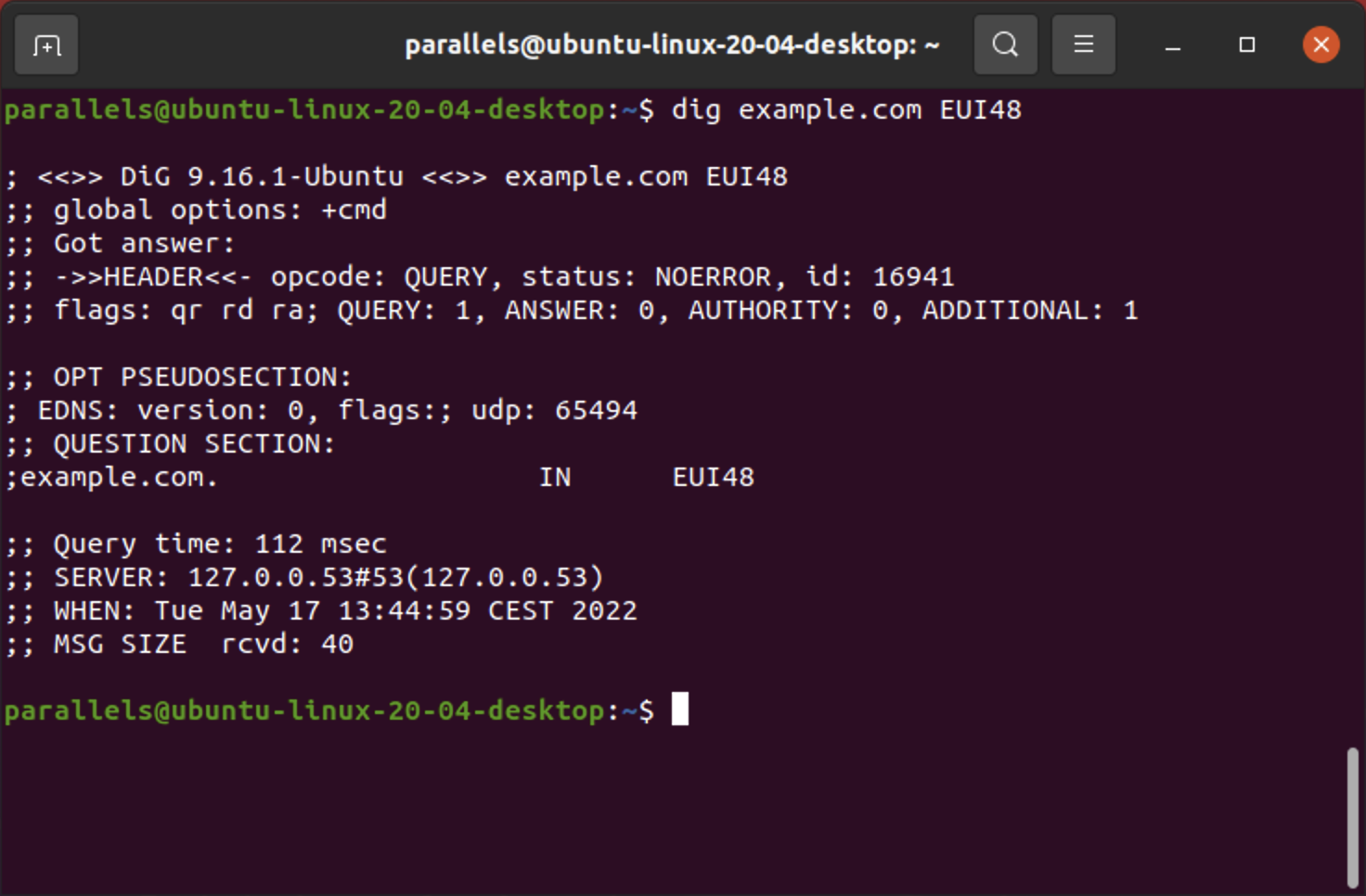 EUI48 lookup in Linux