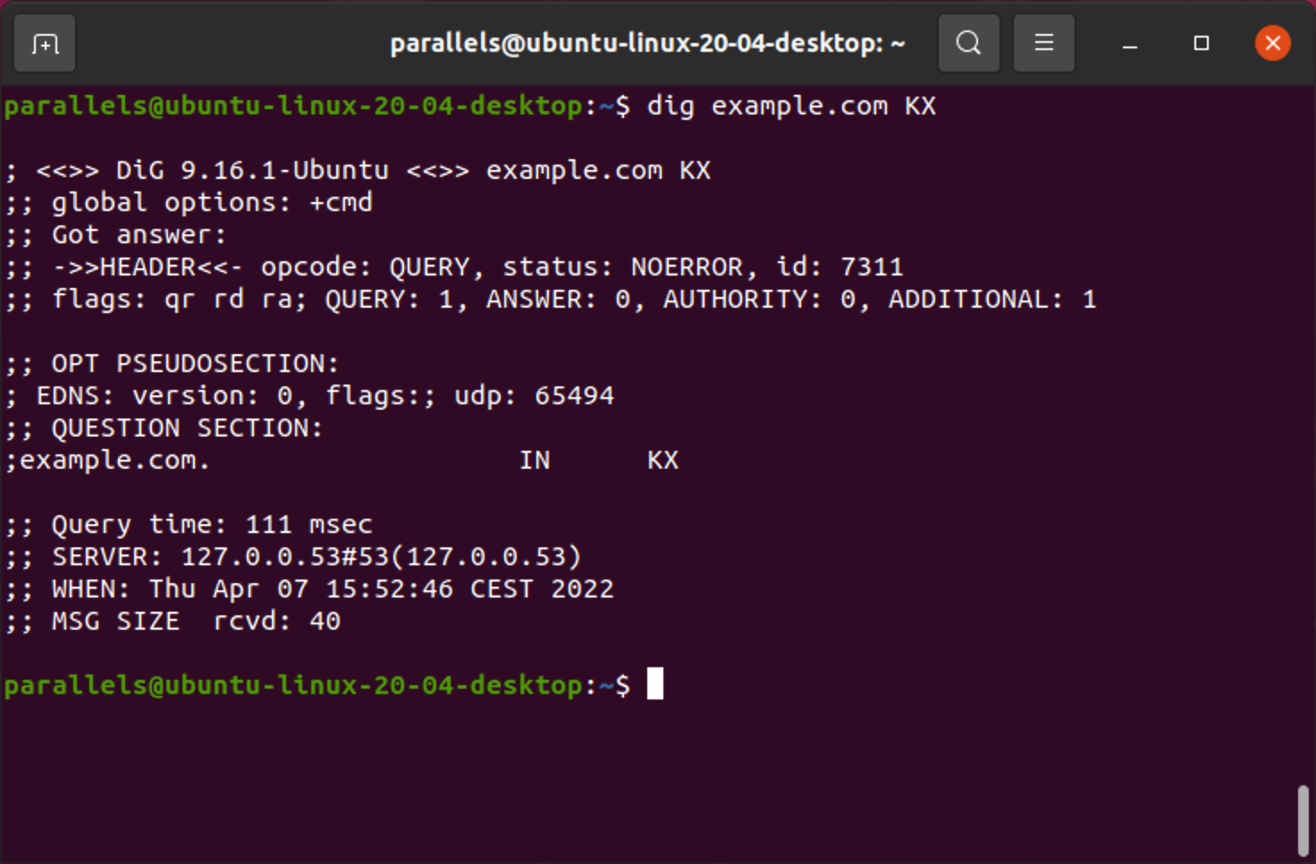 KX lookup in Linux