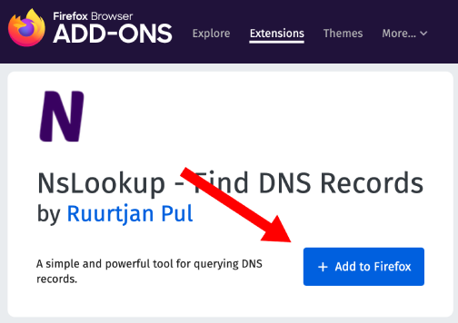 Click Add to Firefox